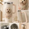 Custom Pet Portrait Tumbler gallery image 8 showing personalized design details