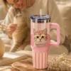 Custom Pet Portrait Tumbler gallery image 7 showing personalized design details