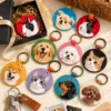 custom-double-sided-embroidered-pet-keychain3 Custom Double-Sided Embroidered Pet Keychain | Personalized Dog & Cat Portrait Charm
