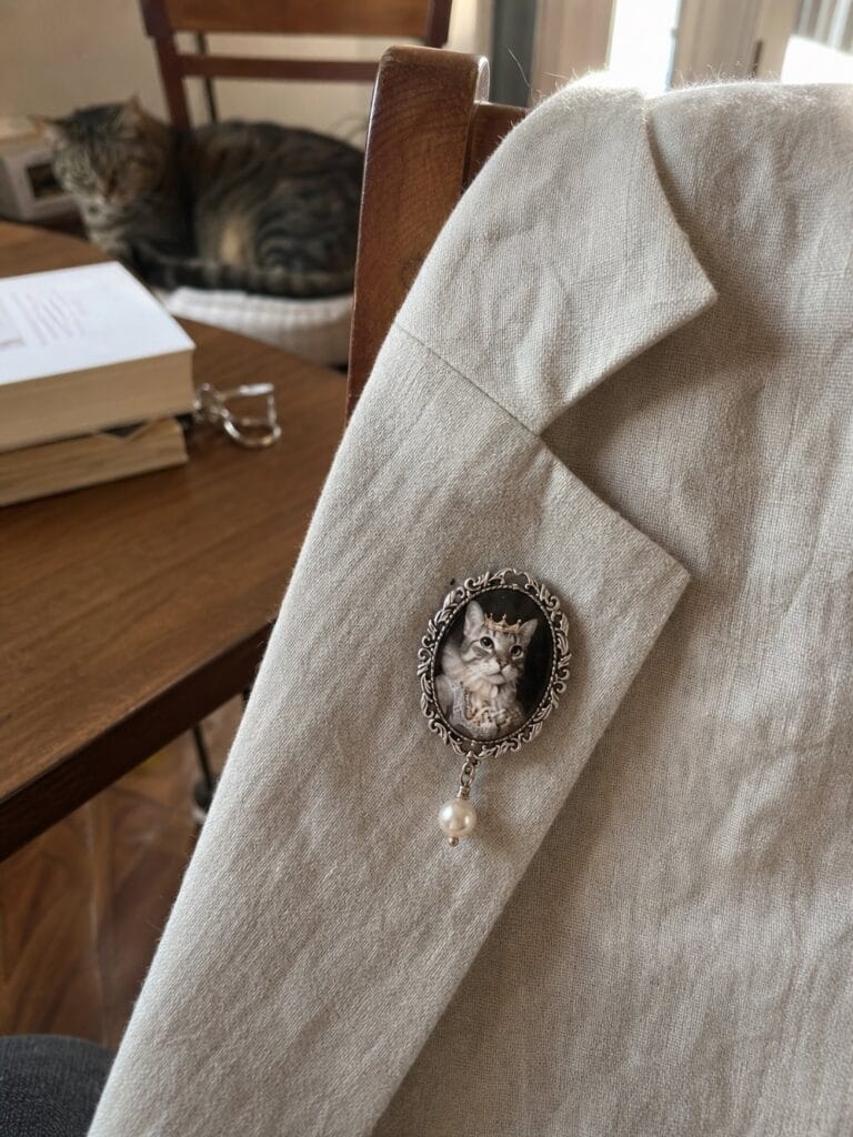 Personalized Pet Photo Brooch