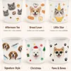 Close-up of the ceramic surface, rim and removable lid of a custom pet cup.